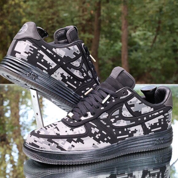 Nike Lunar Force 1 Digi Camo Black - Picture 4 of 14